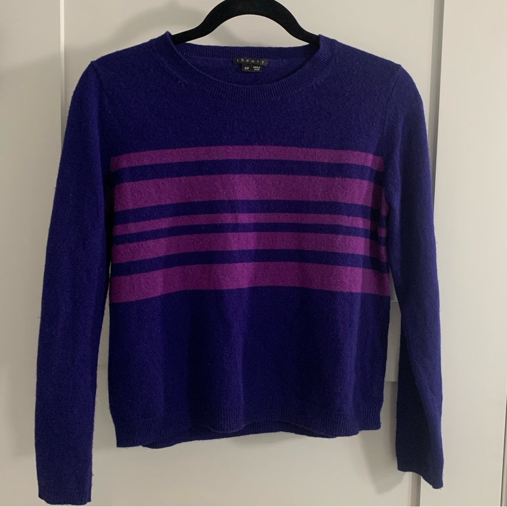 Preppy Theory Cropped Cashmere Sweater Sz S